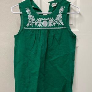 J Crew Size 0 Kelly Green Top *LIKE NEW*